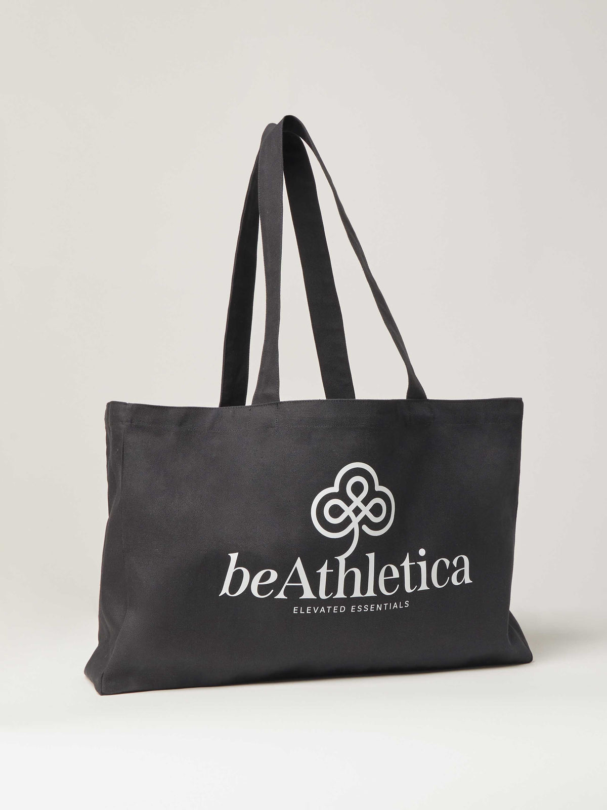 Be Athletica Oversize Statement Tote, Black | Beathletica Activewear