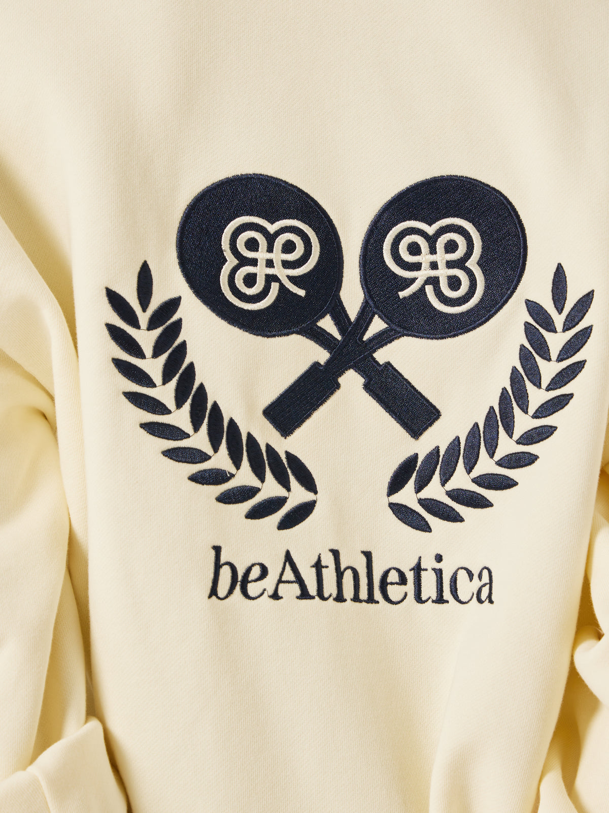 Varsity Athletica Full-Zip Sweatshirt - Off-White | Beathletica Activewear