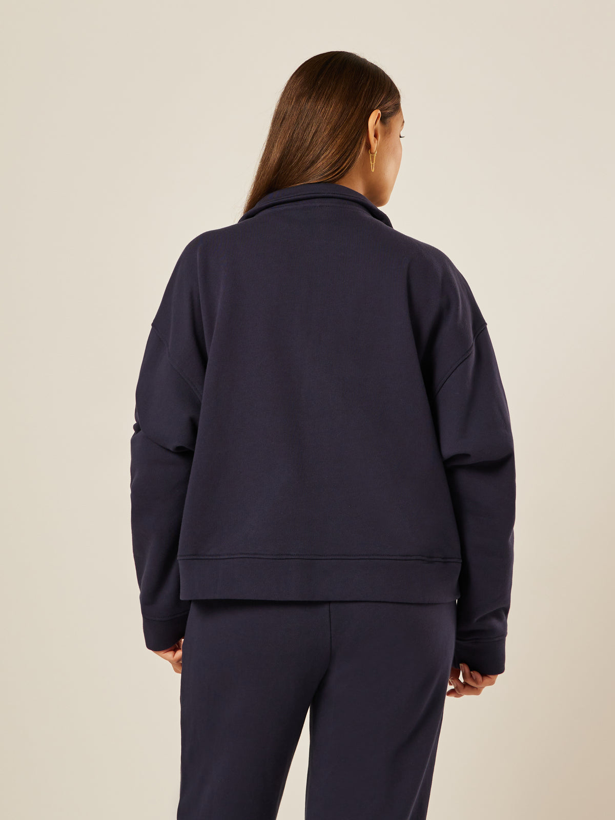 Varsity Athletica Quarter-Zip Sweatshirt - Midnight | Beathletica Activewear