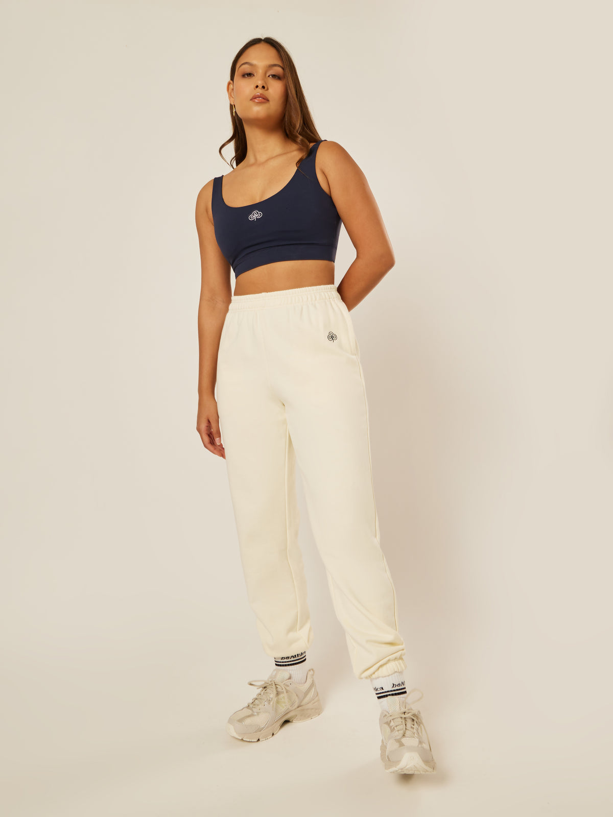 Varsity Athletica Sweatpants - Off-White | Beathletica Activewear