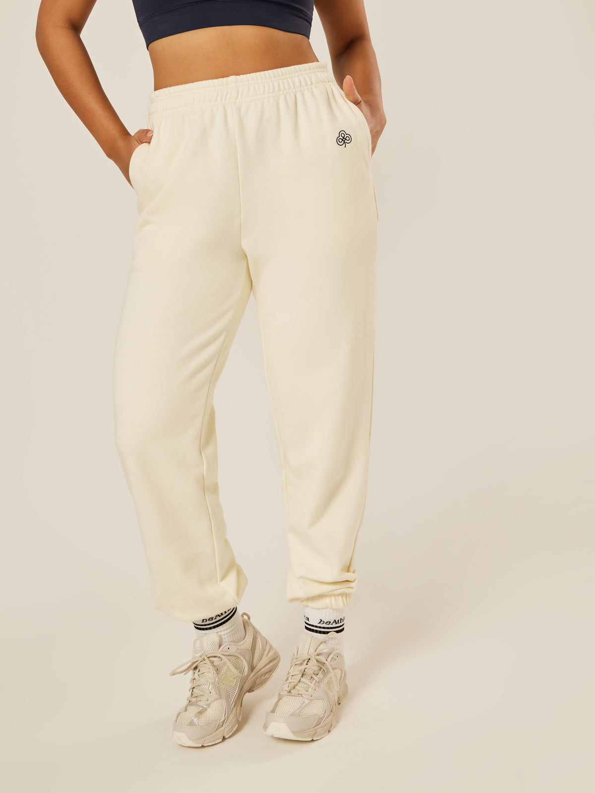 Varsity Athletica Sweatpants - Off-White | Beathletica Activewear