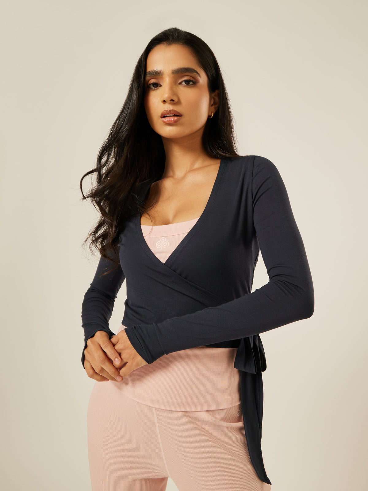 The Ultimate Ballet Wrap-Top - Midnight | Beathletica Activewear