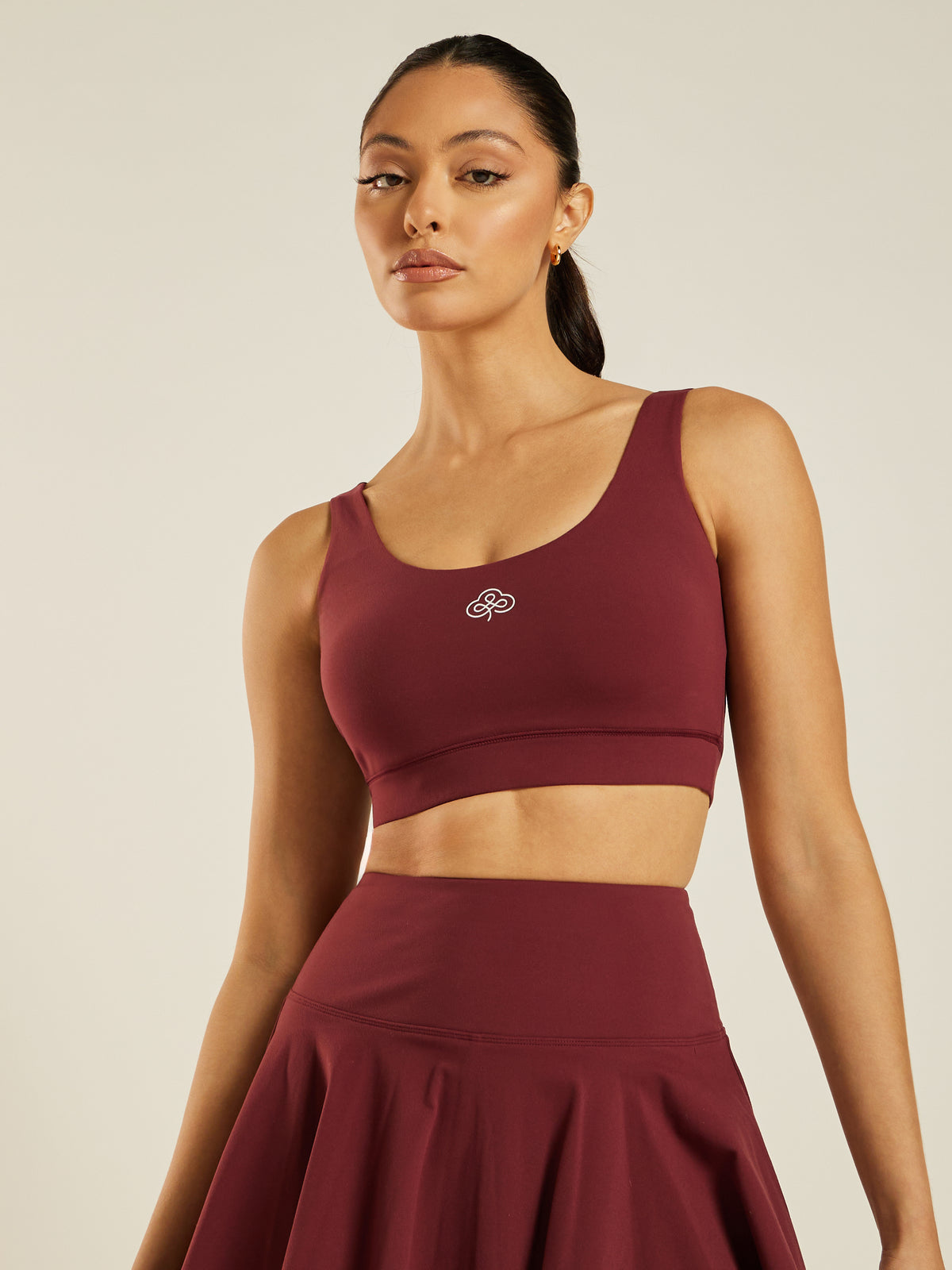 Be 180 Sports Bra - Bordeaux | Beathletica Activewear