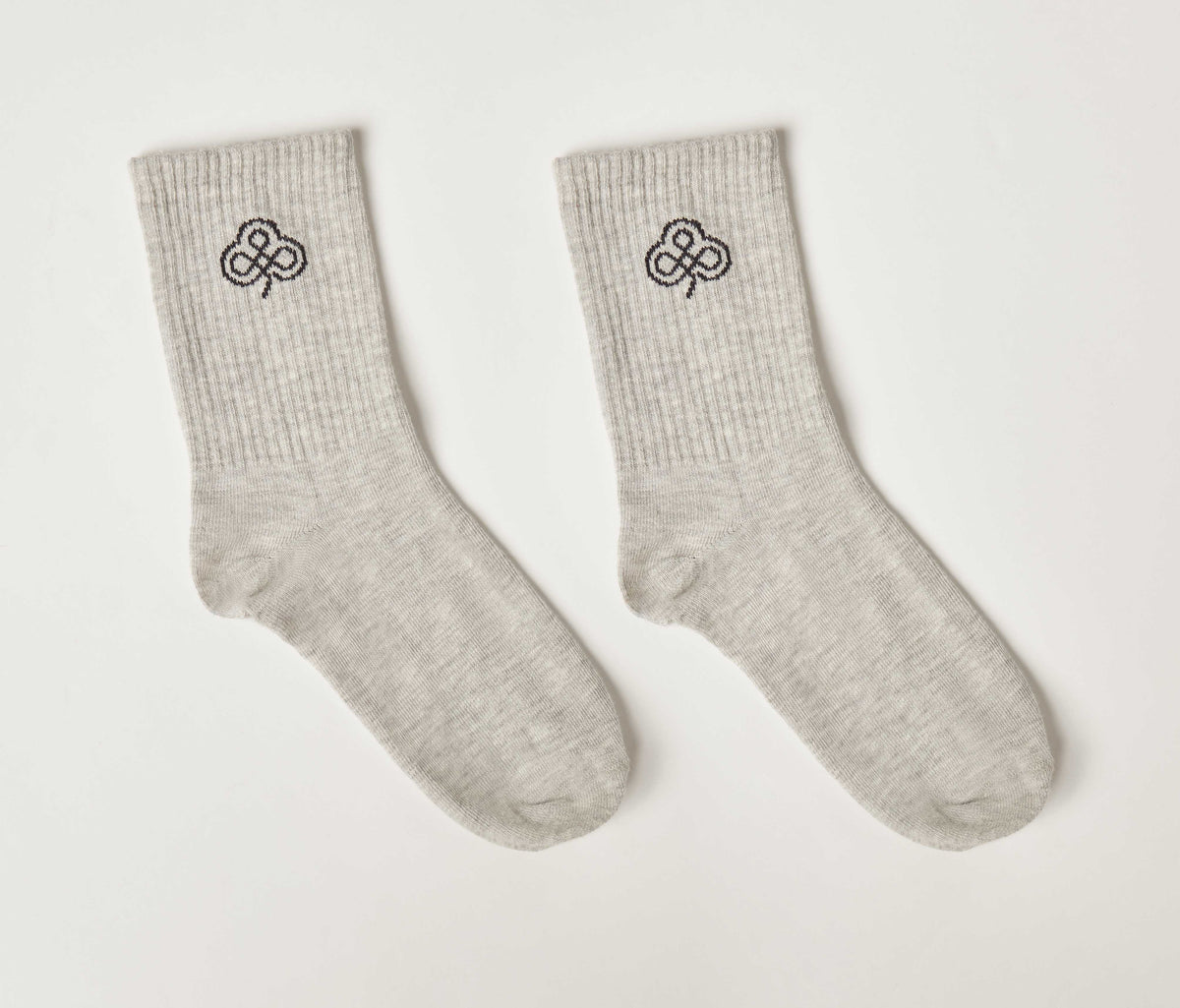 Be Athletica Icon Socks, Grey | Beathletica Activewear