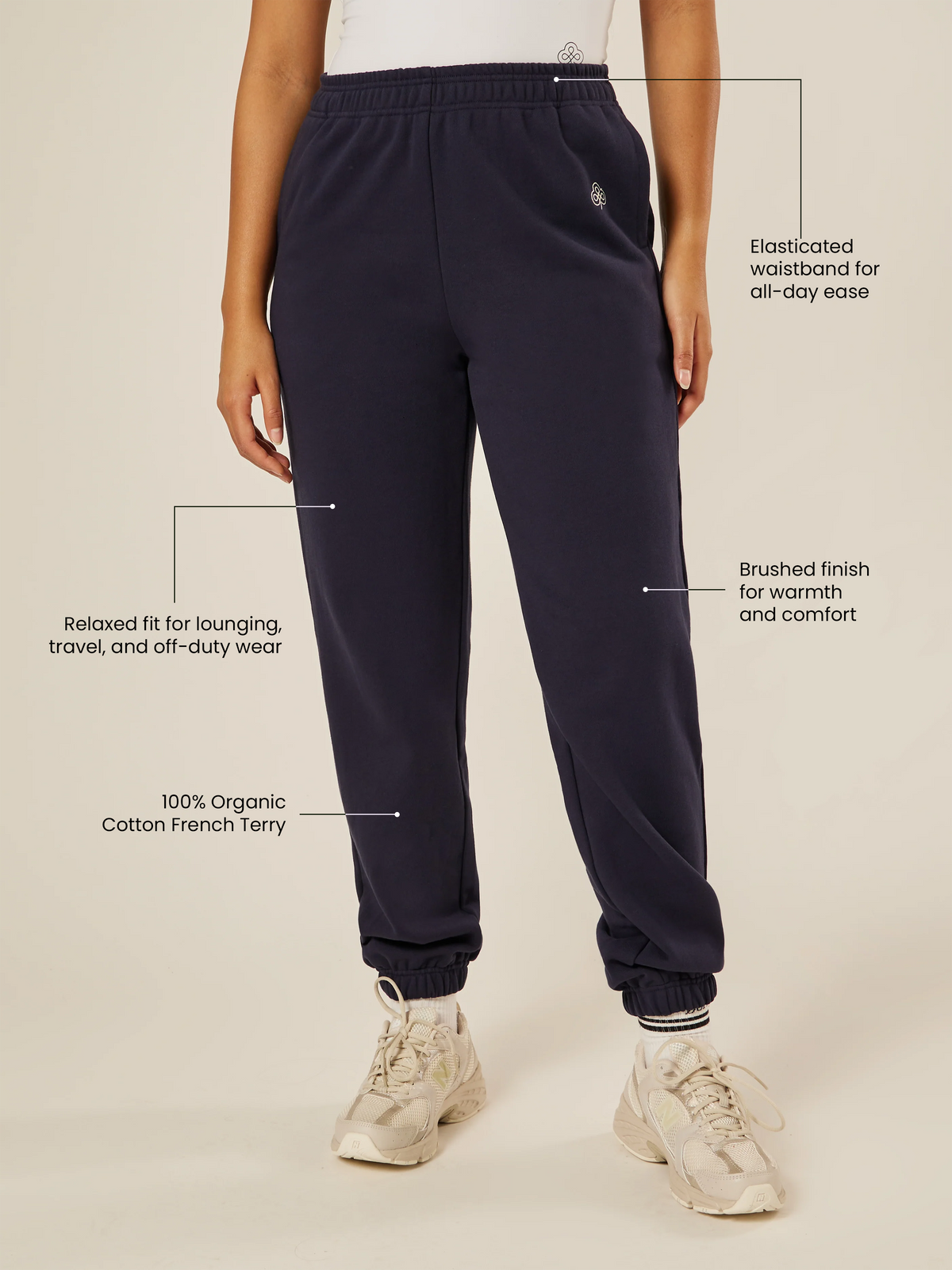 Varsity Athletica Sweatpants - Midnight | Beathletica Activewear