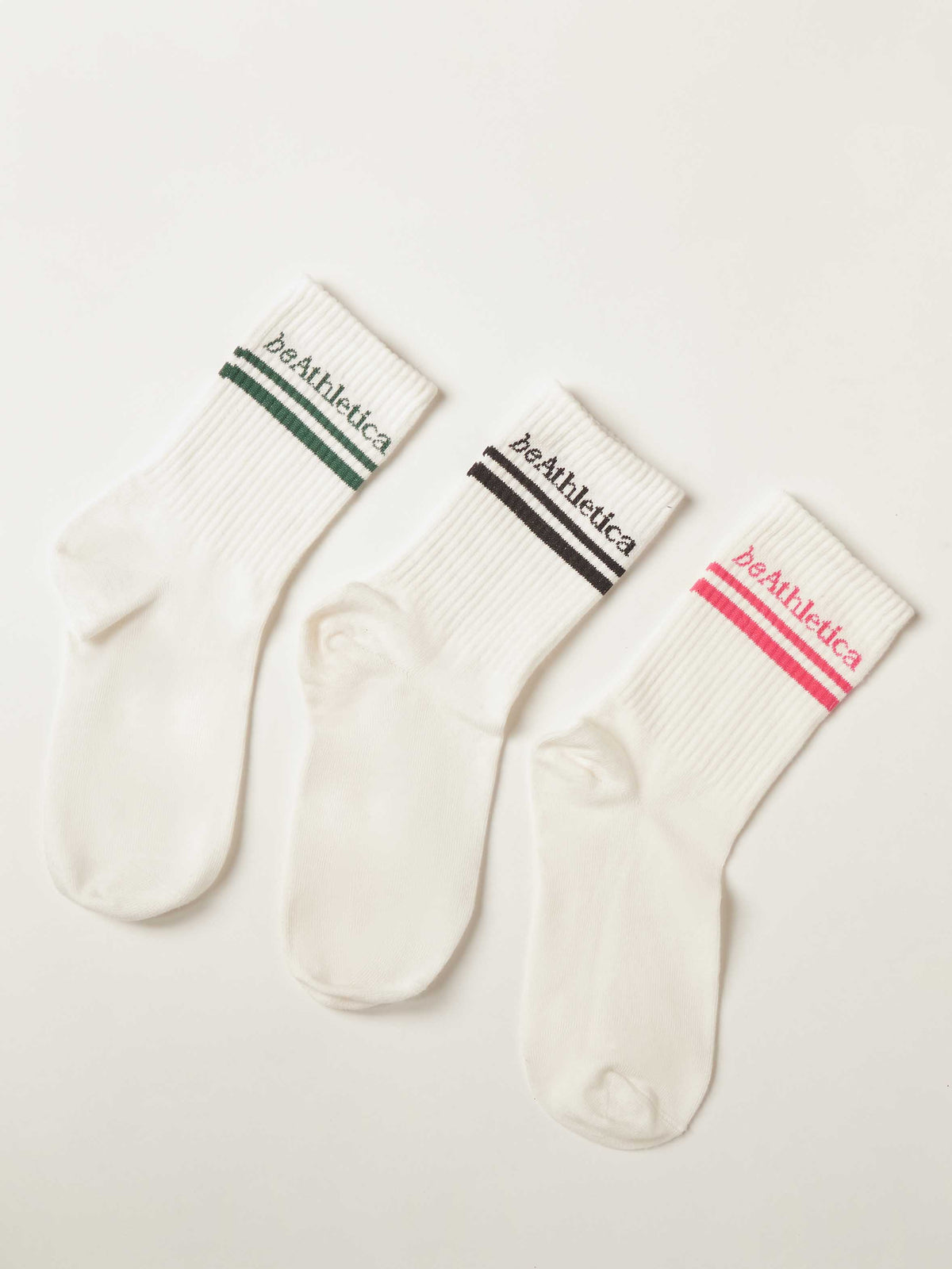 Essential Varsity Socks, 3-Pack | Beathletica Activewear