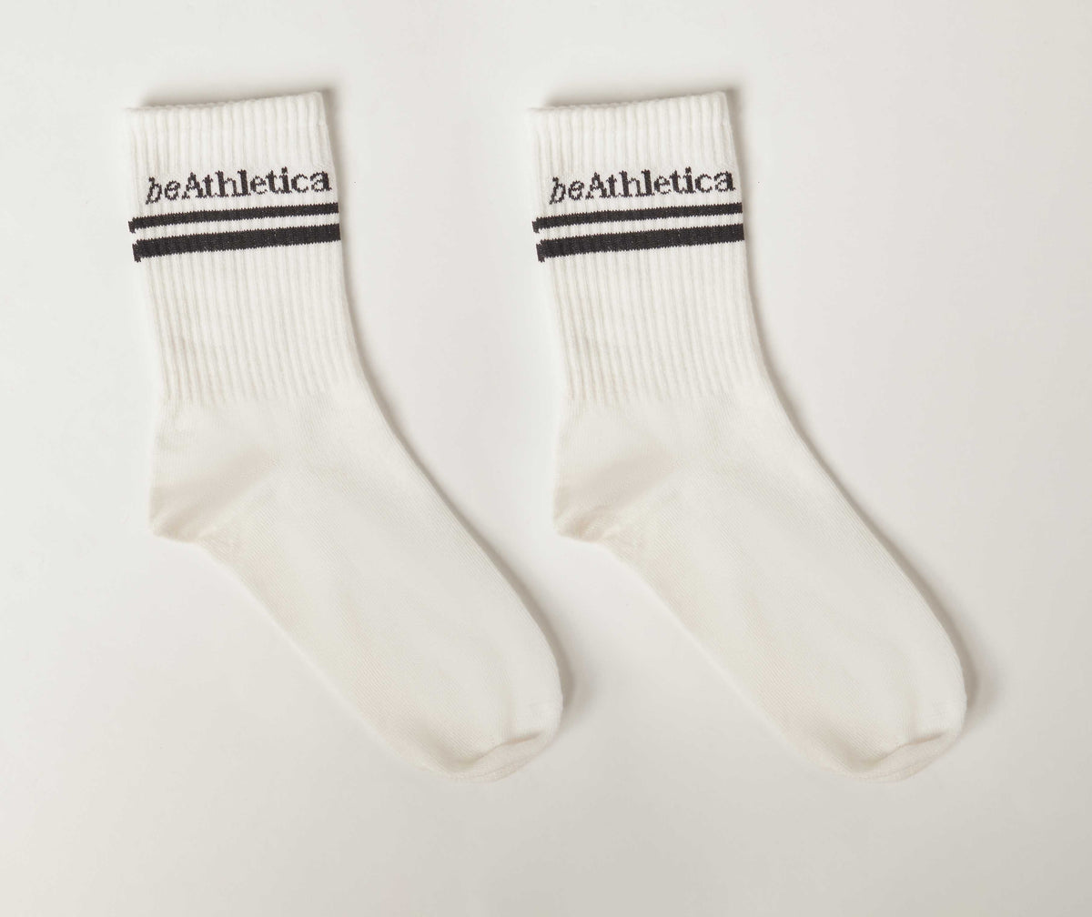 Essential Varsity Socks, Black | Beathletica Activewear