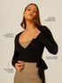 The Ultimate Ballet Wrap-Top - Black | Beathletica Activewear