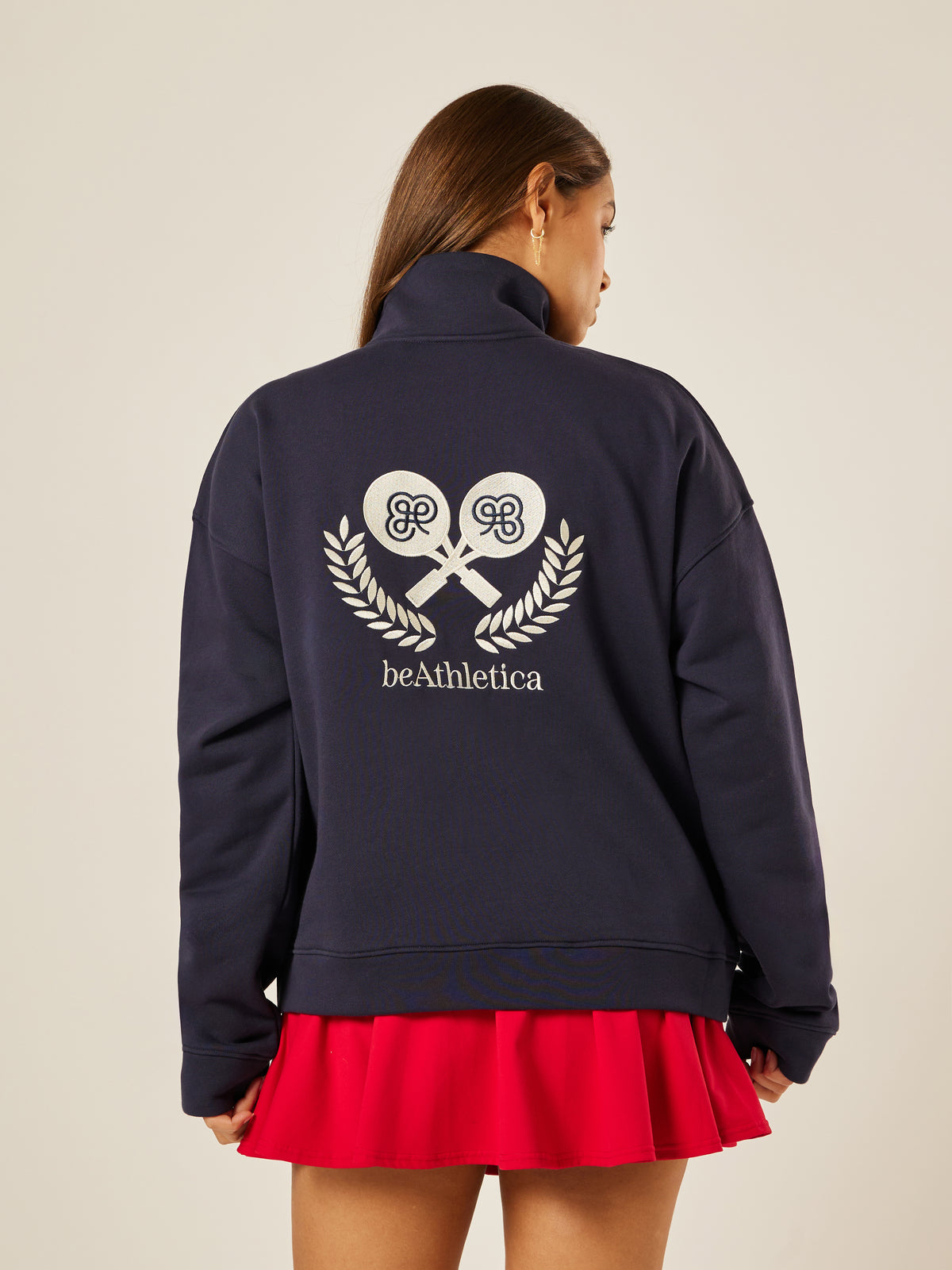Varsity Athletica Full-Zip Sweatshirt - Midnight | Beathletica Activewear