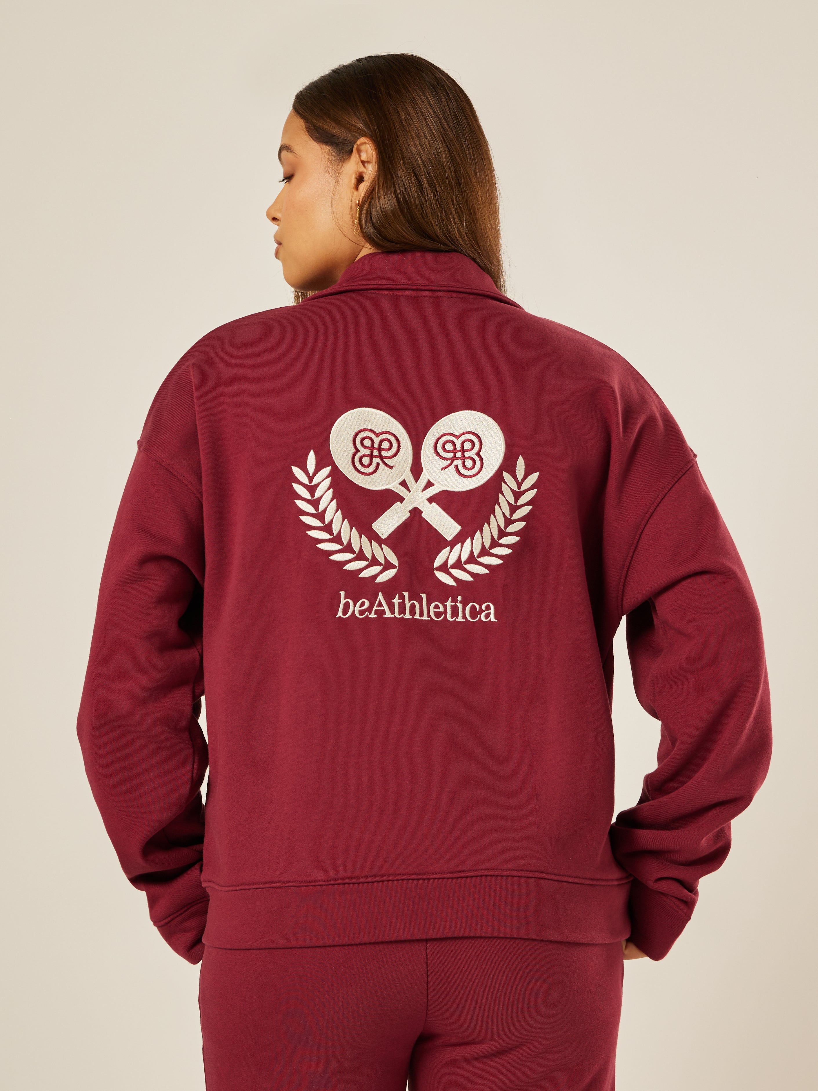 Varsity Athletica Full-Zip Sweatshirt - Garnet