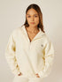 Varsity Athletica Quarter-Zip Sweatshirt - Off-White