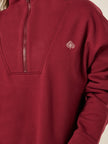 Varsity Athletica Quarter-Zip Sweatshirt - Garnet
