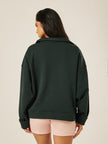 Varsity Athletica Quarter-Zip Sweatshirt - Moss