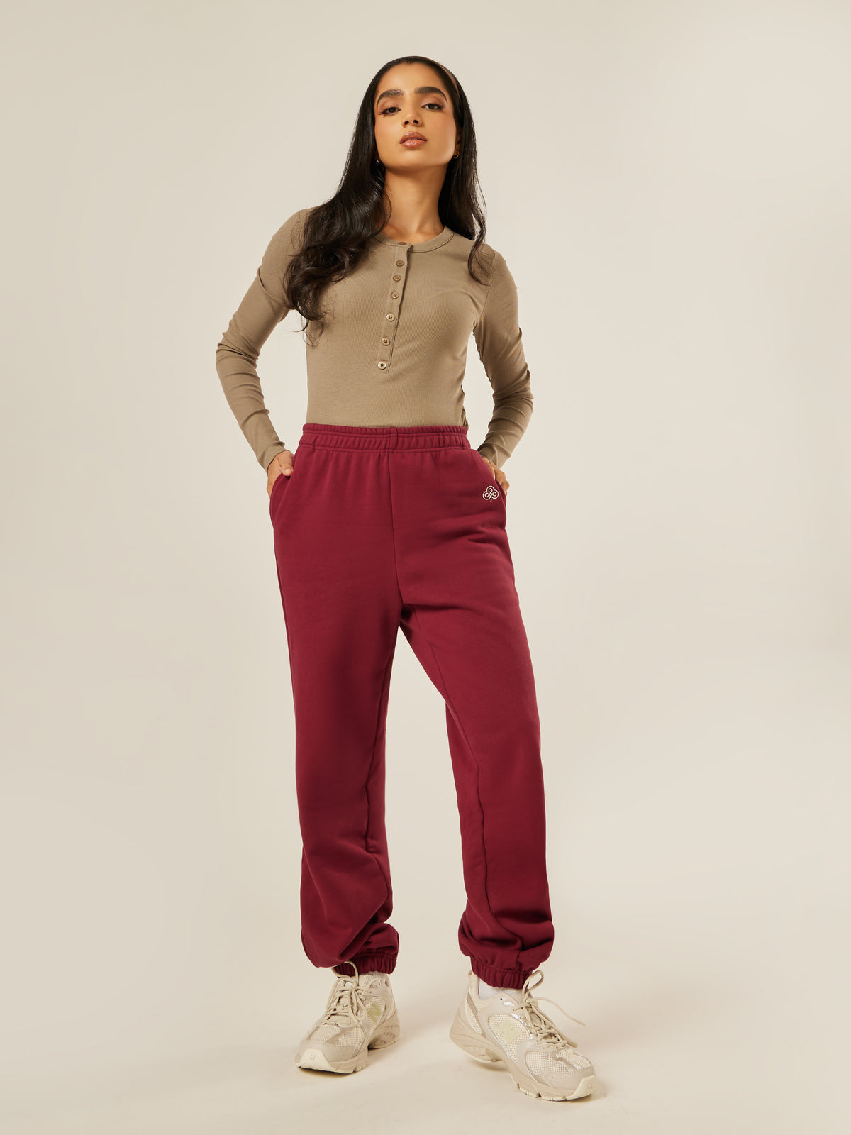 Varsity Athletica Sweatpants - Garnet | Beathletica Activewear