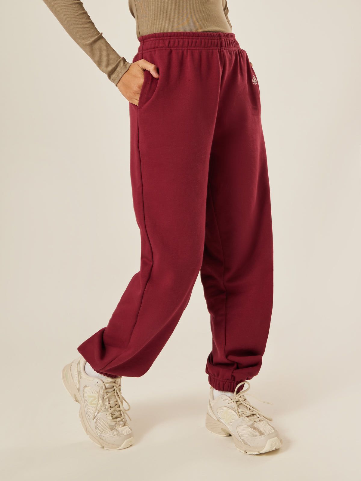 Varsity Athletica Sweatpants - Garnet | Beathletica Activewear