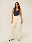 Varsity Athletica Wide-Leg Pants - Off-White