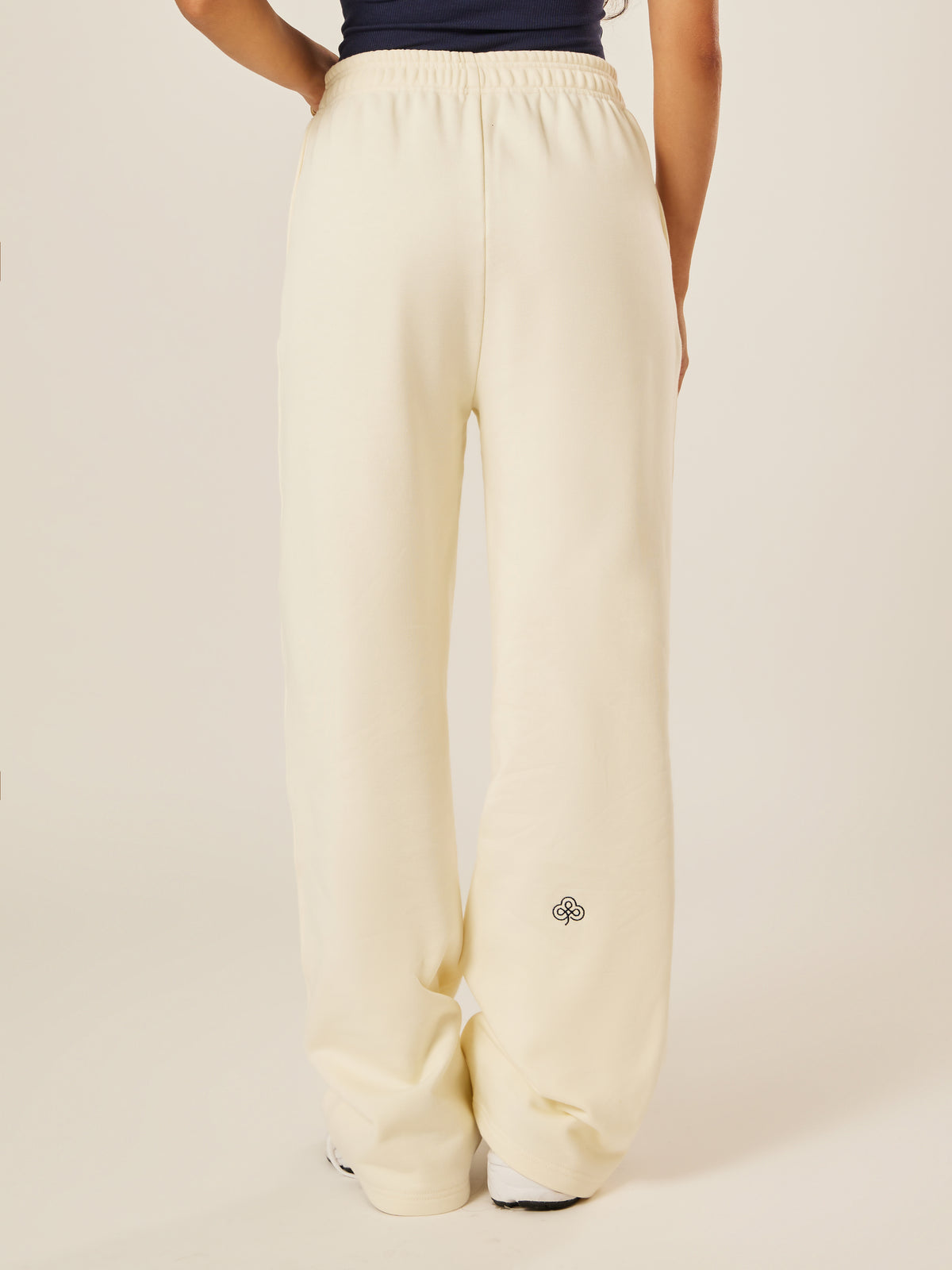 Varsity Athletica Wide-Leg Pants - Off-White | Beathletica Activewear