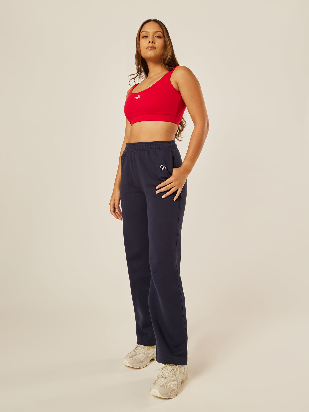 Varsity Athletica Wide-Leg Pants - Midnight | Beathletica Activewear