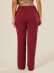 Varsity Athletica Wide-Leg Pants - Garnet