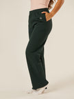 Varsity Athletica Wide-Leg Pants - Moss