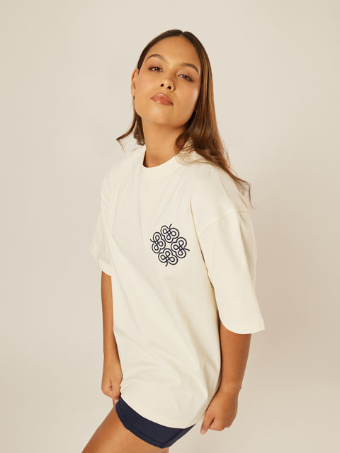 Be The Ace Oversized Tee - Off-White