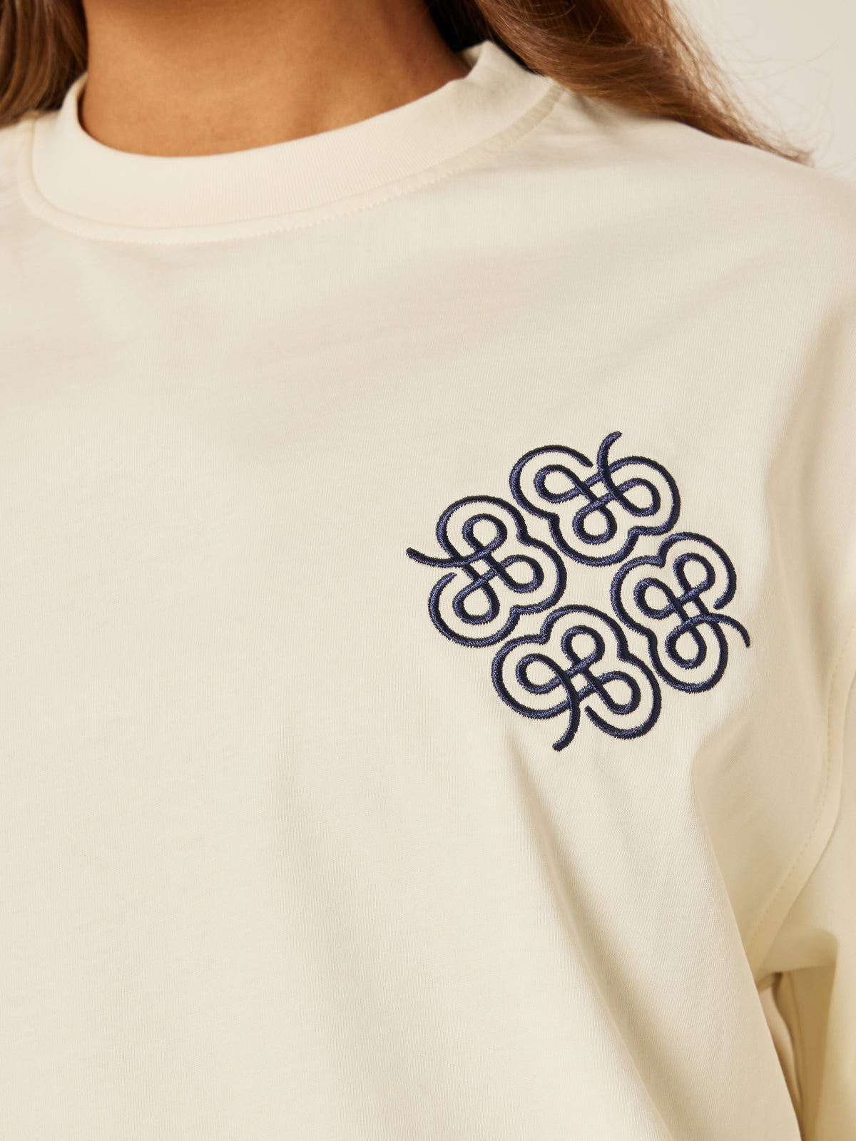 Be The Ace Oversized Tee - Off-White | Beathletica Activewear