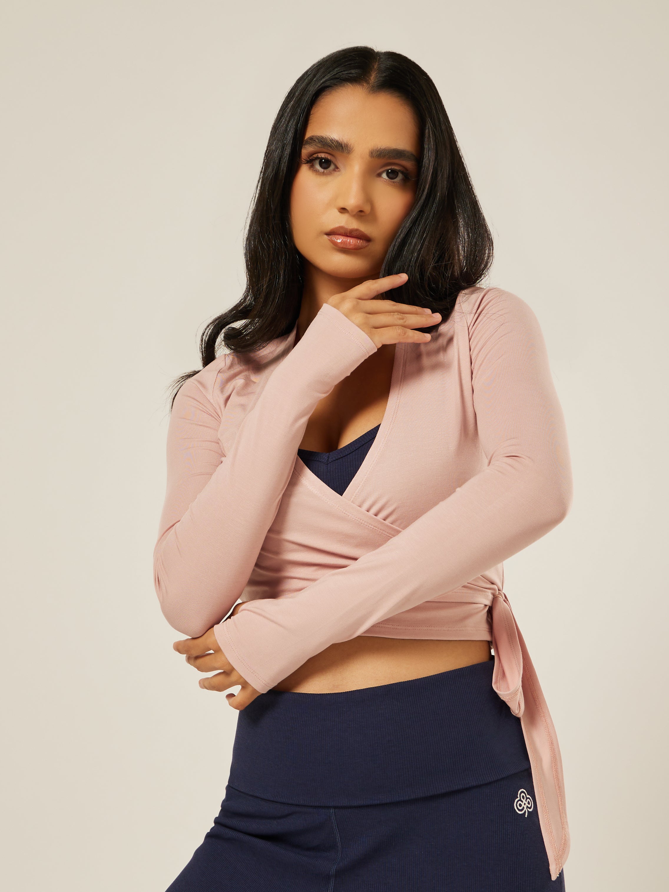 The Ultimate Ballet Wrap-Top - Mauve