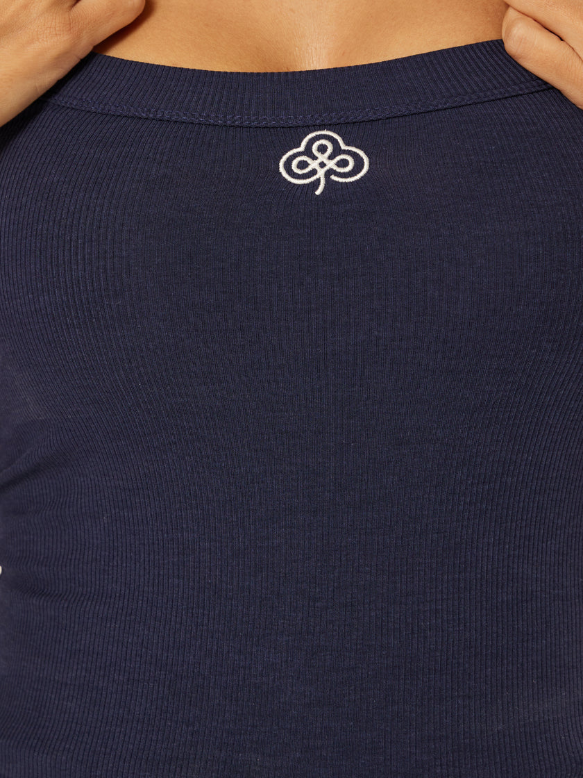 Essential Everyday Scoop-Neck Tank Top - Midnight