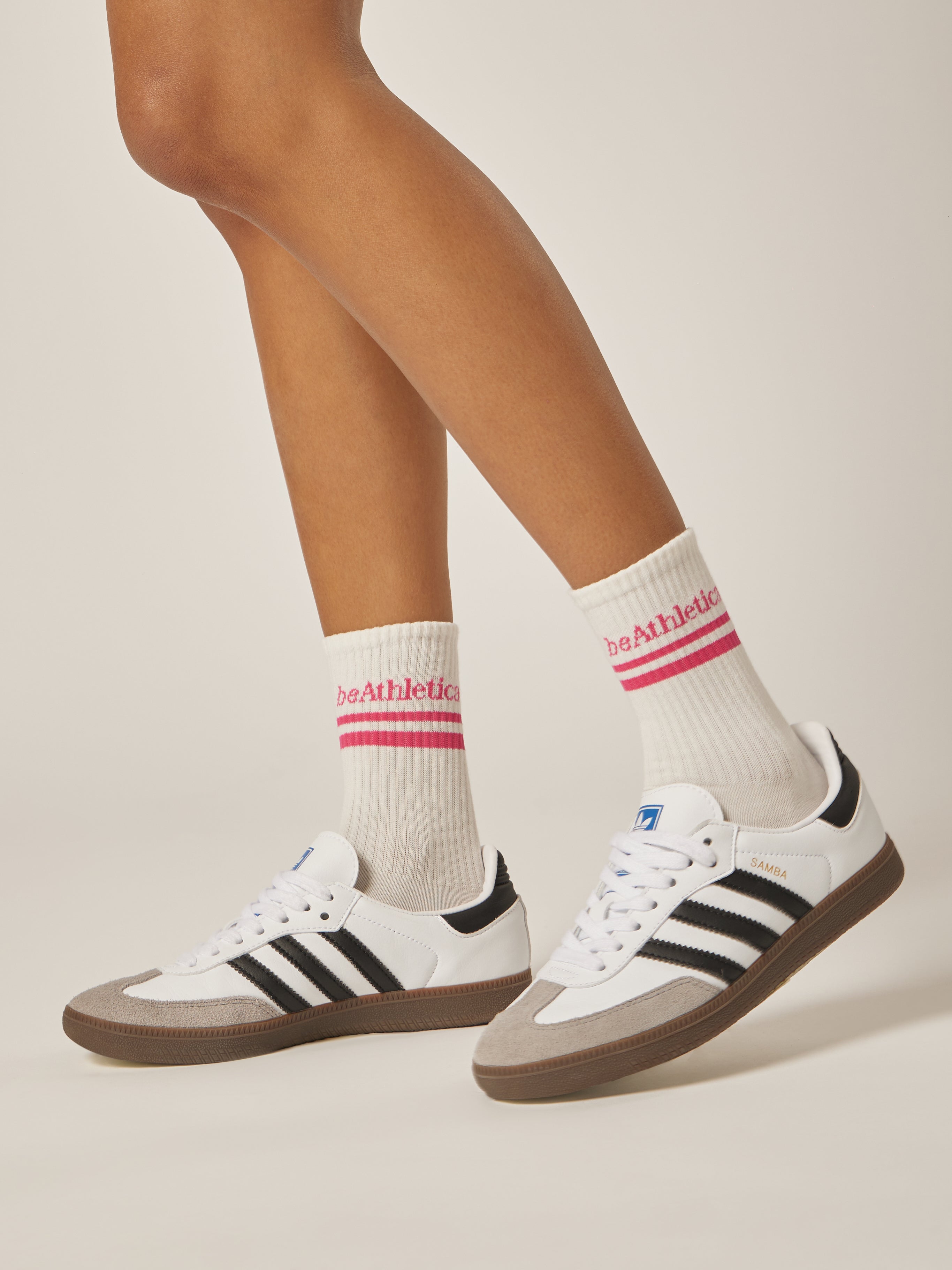 Essential Varsity Socks, Tea Rose