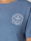 Be Athletica Cotton Cropped Tee - Cornet Blue