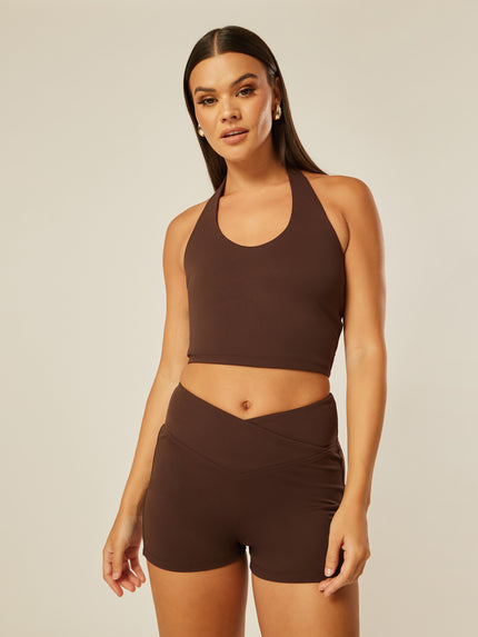 Core Halter Neck Tank Top