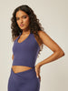Core Halter Neck Tank Top