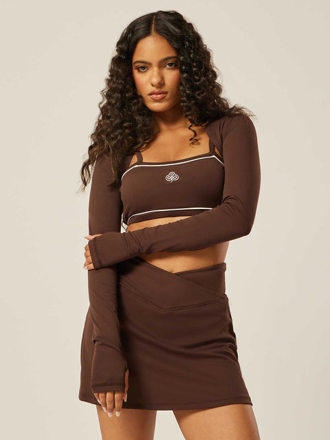 Core Everyday Bolero - Coffee Bean