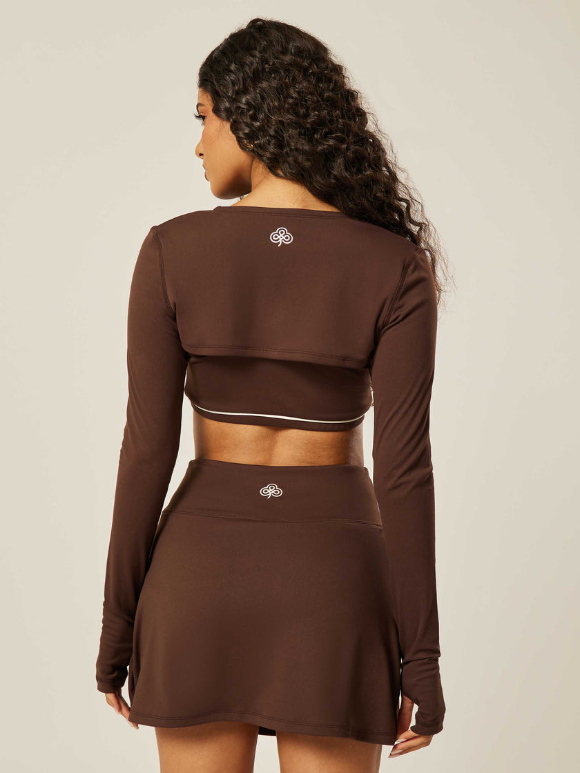 Core Everyday Bolero - Coffee Bean