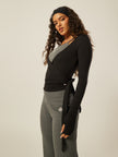 Stretch Ballet Wrap Top