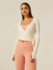 Stretch Ballet Wrap Top