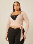 Stretch Ballet Wrap Top