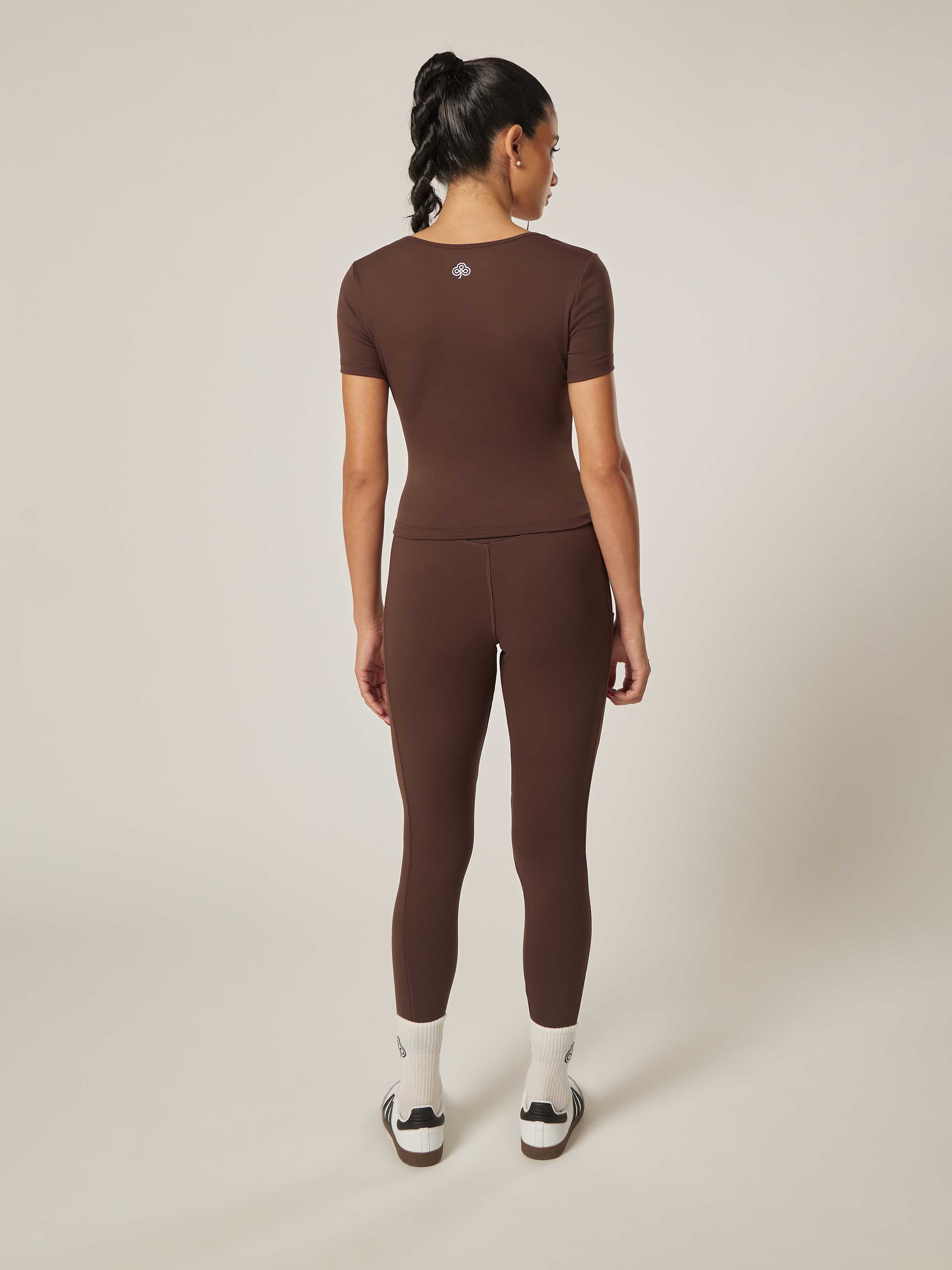 Core Flexibility Leggings - Coffee Bean