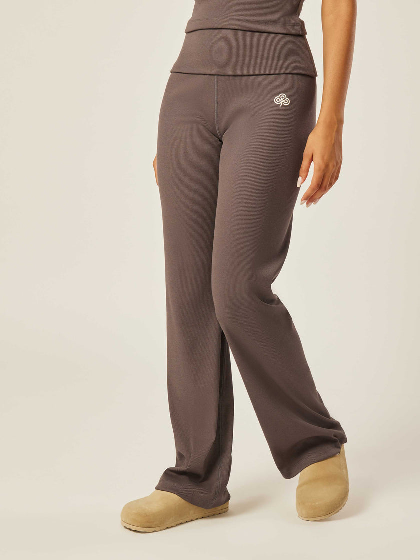 Elevate Essential Everyday Foldover Flare - Dark Grey