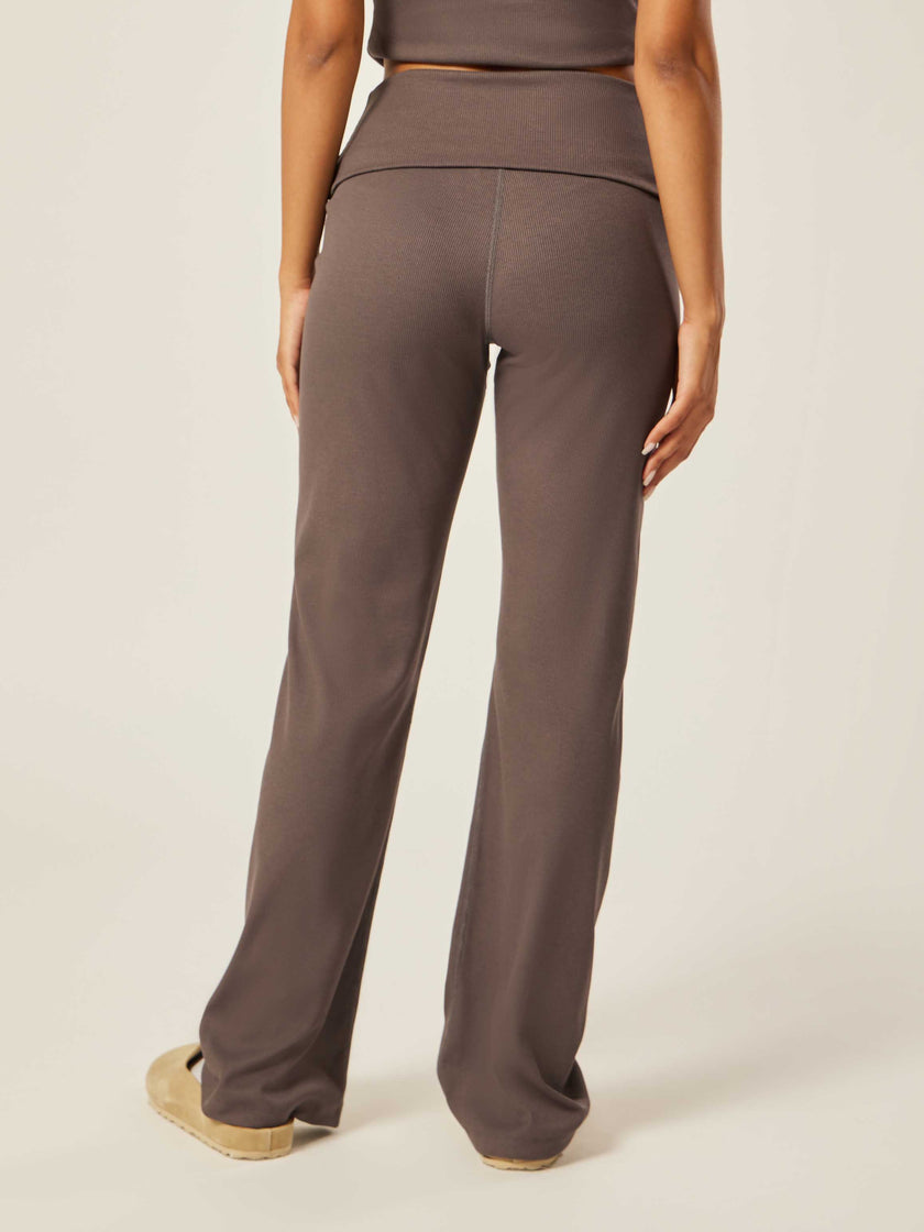 Elevate Essential Everyday Foldover Flare - Dark Grey