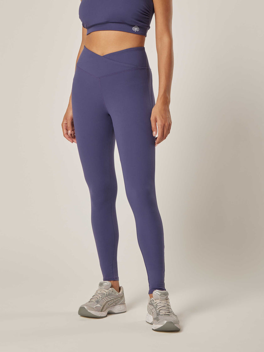 Stretch Wrap-Waist Legging - Patriot Blue