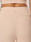 Stretch Flared Leggings - Peach Whip