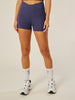 Stretch Wrap-Waist Mini Shorts