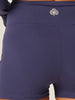 Stretch Wrap-Waist Mini Shorts