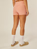 Stretch Wrap-Waist Mini Shorts
