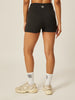 Stretch Wrap-Waist Mini Shorts