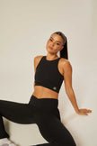 Core Cross-Waistband Daily Tank - Black