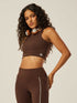 Core Cross-Waistband Daily Tank - Coffee Bean