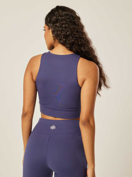 Core Cross-Waistband Daily Tank - Patriot Blue