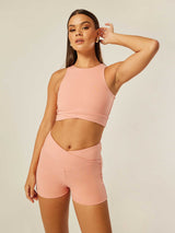 Core Cross-Waistband Daily Tank - Pink